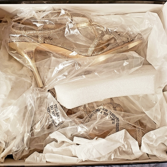 9West Maire Open Toe Sandals, light pink sz 8, NIB - Picture 6 of 7